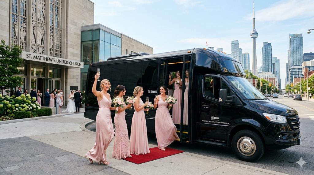Wedding Limo Bus Toronto — Perfect for Large Parties